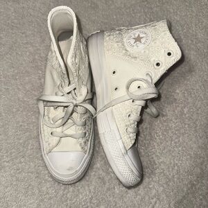 Converse Off-White Textured High-Tops